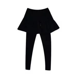 홈웨어 베이직 컬러 복원력 후라아 여성 2단 치마레깅스