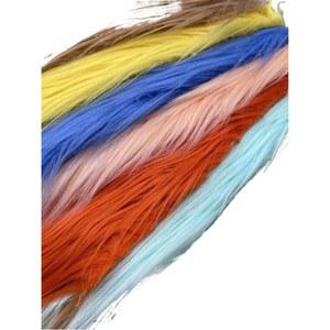 여우털원단 모피 갯양모 낙수 같은 동물 모직 배경포 배경 전용 미터 인조 손염 따뜻한