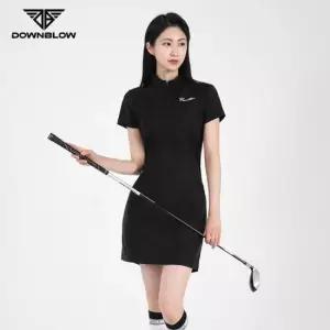 여성원피스 여성 SS 골프웨어 반집업 아노락 반팔 원피스