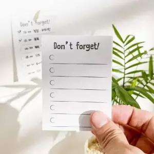 투두리스트 체크리스트 미니 메모지 메모장