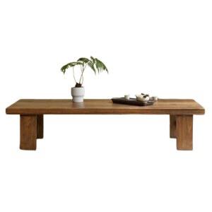 교자상 원목 밥상 다다미테이블 차상 사각 대형 낮은 식탁 일본감성 탁상