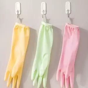 [NS홈쇼핑](1+1+1) 토브리빙 질긴 니트릴 고무장갑 파스텔 3색 (옐로우 그린 레드)..