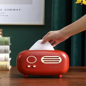 페이퍼 박스 홀더 A 냅킨 보관 빈티지 데스크 디스펜서