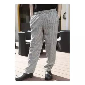 쉐프 조리복 바지 체크 팬츠 위생복 허리 벤딩 남여 쉐프복 남여공용