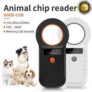 134.2KHz RFID 동물 리더 15 자리 애완 스캐너 FDX-B ISO 1178485 암소 물고기 개용 마이크로 칩 태그 등록