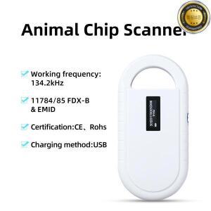 동물용 소형 마이크로칩 스캐너 USB RFID PT160 OLED 디스플레이 반려동물 ID 리더 칩 트랜스폰더 ISO11784