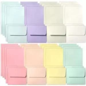 [문구/오피스] 미니 레인보우 파스텔 편지지 8종세트