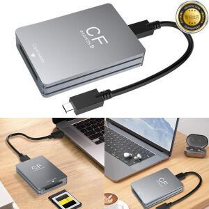 USB C에서 CA 케이블이 포함된 CFexpress 유형 B 카드 리더기 어댑터는 AndroidWindows OS를 지원합니다.