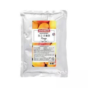 앤드로스 망고 리플잼 1kg 대용량 망고잼 과일잼 식자재 토핑잼 과육베이스 팥빙수재료 식빵잼 업소용 식당