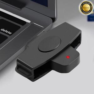 CAC 스마트 카드 리더기 휴대용 어댑터 은행 세금 신고 액세서리 Mac OS용 Windows 지원