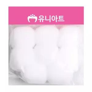 제이오스토어 뿅뿅이 흰색 1개입 1000 40MM 인형옷부자재 스팽글의류 스팽글원피스