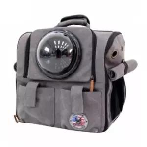 [반려] 강아지 우주선 백팩 그레이 1P 고양이 외출 이동가방