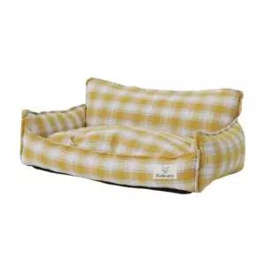 [반려] 강아지 체크 소파 방석 중형 1P 고양이 침대 쿠션