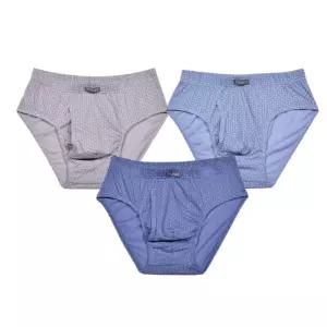 소변구유 스판 남자 순면 삼각 팬티 3매입