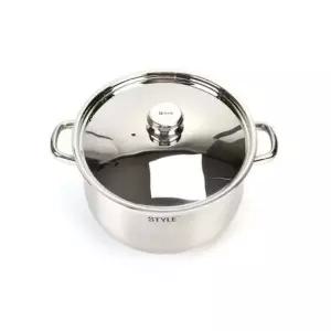 인덕션겸용 삼중바닥 스텐 곰솥 양수냄비 30cm 탕 국 찜통