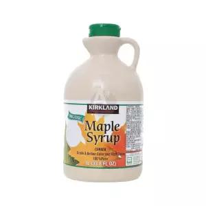 커클랜드 시그니춰 유기농 단풍시럽 메이플시럽 1L 캐나다산 단풍나무시럽 와플 팬케이크시럽 팬케익시럽