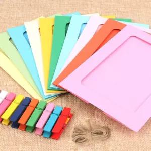 페이퍼 프레임 컬러 종이액자 종이프레임 세트 종이액자 종이액자프레임