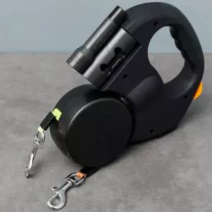 꼬임방지 리드줄 자동 길이조절 멍멍이 산책 애견용품