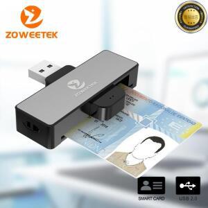 Zoweetek USB-A ID 스마트 카드 리더기 전자 DNI 칩 ZW-12026-4
