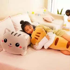 에스티 고양이 베개 배게 바디필로우 쿠션 동물 130cm