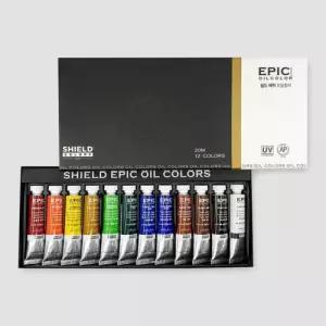 쉴드 에픽 유화물감 세트 12색 20ml 1개 한가람문구