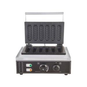 전기 핫도그 기계 가래떡 5그리드 막대기 구이기 몰드 소시지 클래식 그릴 보온기 말이