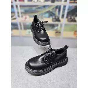 [하프클럽/] 세이브존09 가보시 레이스업 통굽 로퍼 5cm 439TN3029