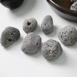 현무암 베란다 인테리어 잔돌 자갈 15kg 조경 장식 화산석 바닥재 정원 카페