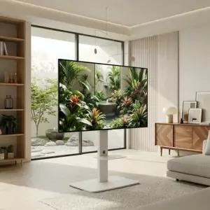 대형 TV 거치대 삼성 LG 호환 튼튼한 슬림형 이젤형 스탠드 189cm(75인치)