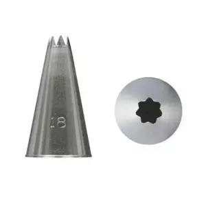 머핀만들기 케이크장식 생크림 모양깍지 소형 18번 별모양깍지