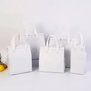 간이 소풍 은박 보온 보냉백 파우치 화이트 보냉백 보냉가방 도시락가방