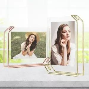 액자거치대 리브리움 탁상액자 중 투명아크릴 틀 프레임 웨딩제작