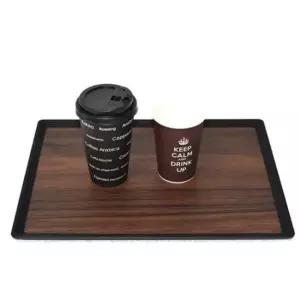 카페트레이 우드 논슬립 쟁반 서빙 카페 사각쟁반 트레이 대 44cm