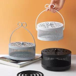 엔틱 모기향걸이 야외 모기향 거치대 통 받침대 연소 모기향걸이 모기향통