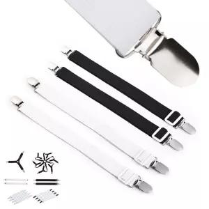 매트리스 고정밴드 밀림방지 침대 일자형 대 2개입 고정밴드 클립밴드