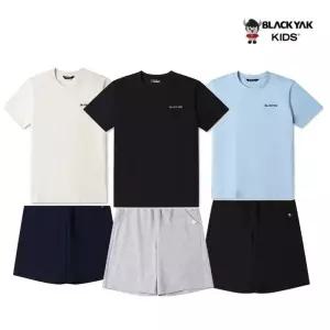 [백화점 홈쇼핑 정품] 블랙야크 BLACKYAK 키즈 남여공용 그래픽반팔5부세트 [1BKSEMV913]