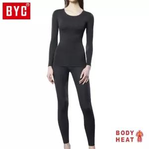 BYC 여성 보디히트 베이직 상하세트 S5020 재색 mNB9+2Fvk