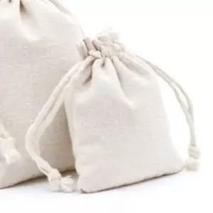 더스트백 린넨 복주머니 미니 파우치 8x10cm 1p