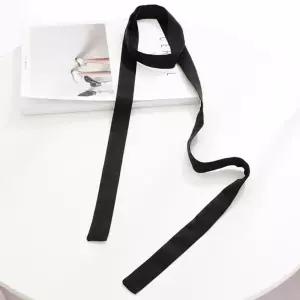 여성 슬림 롱 타이 스카프 스타일링 연출 롱넥타이 타이스카프 롱넥타이