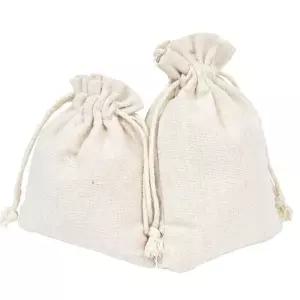 더스트백 린넨 복주머니 중형 파우치 15x20cm 1p