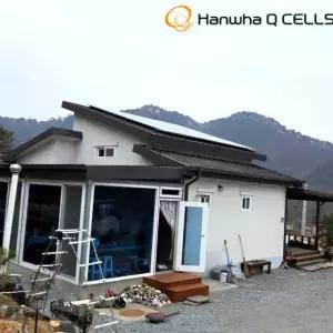 태양광 발전기 6kw 전원주택 지붕형 설치 홍천군 가정용 태양광 설치 사례