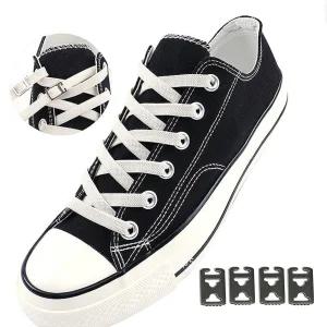 안묶는 신발끈 매듭없는 운동화끈 클립 세트 스니커즈 신발끈클립