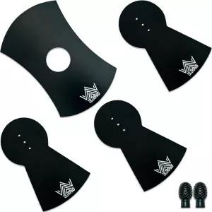 심벌 머플러 패드 심벌즈 음소거 팩 4개 드럼 스틱 팁 2개 소음기 14인치 16인치 18인치 20인치