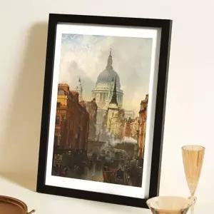 [하프클럽/셀러허브]나무액자 상장보관 고급 우드 액자 A4 블랙