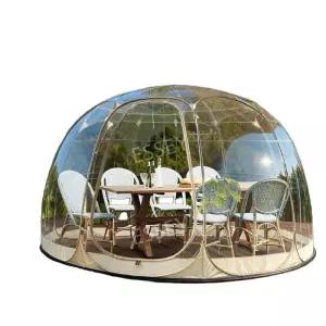 투명 돔하우스 카페 방갈로 글램핑 쉘터 파티 텐트 그레이