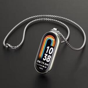 Xiaomi 스마트 밴드 8 NFC 팔찌 밴드 9 스마트 시계 목 장식 펜던트 Mi Band 8 9 액세서리 용 스트랩 목걸