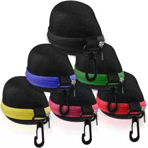 레이러브 3팩 선글라스 케이스 휴대용 여행용 지퍼 안경 후크