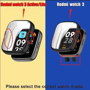 Redmi Watch 4 용 케이스 Xiaomi Redmi Watch 3 Active Lite 액세서리 용 스마트 시계 밴드 소프트 TPU 전