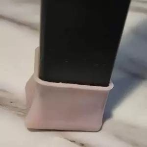 의자발캡 실리콘의자발캡 핑크 사각 형 미끄럼방지