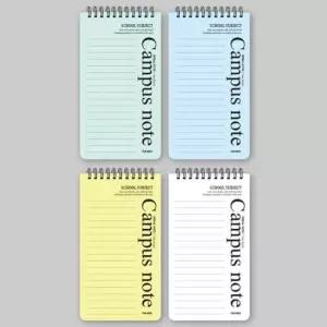 [문구] 두꺼운 상철 수첩 캠퍼스 색상랜덤 7P 휴대용 노트